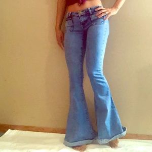 BRAND NEW 1960s-70s style bell bottom jeans
